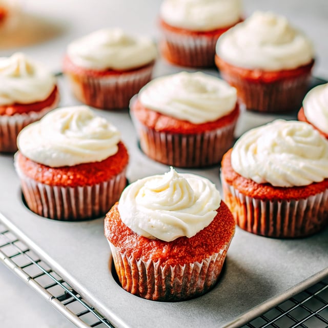 Red Velvet Cupcakes with Cream Cheese Frosting