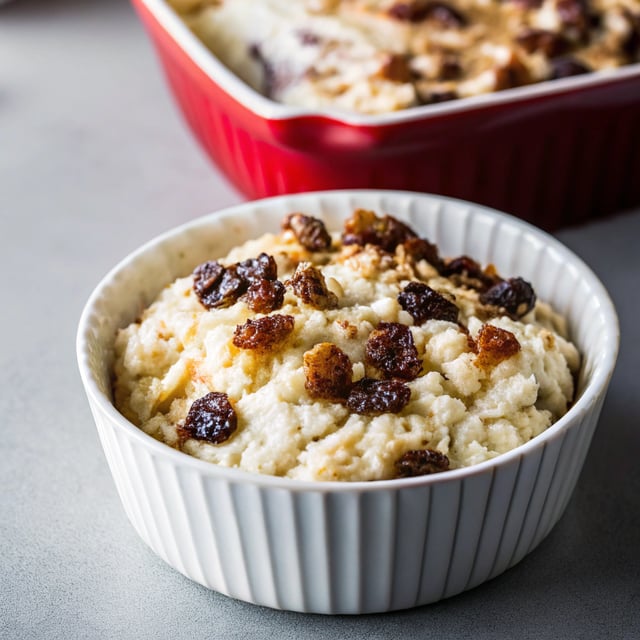 Rice Pudding with Bourbon-Soaked Raisins