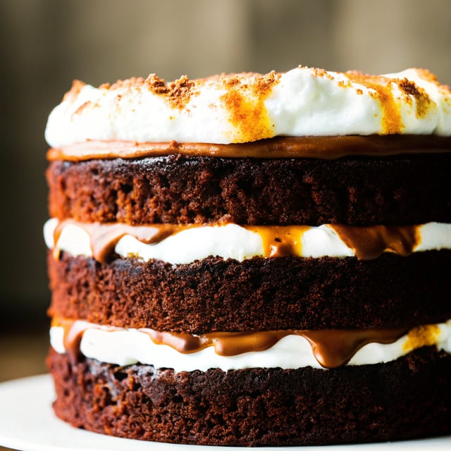 S’mores Layer Cake (Milk Bar style!)