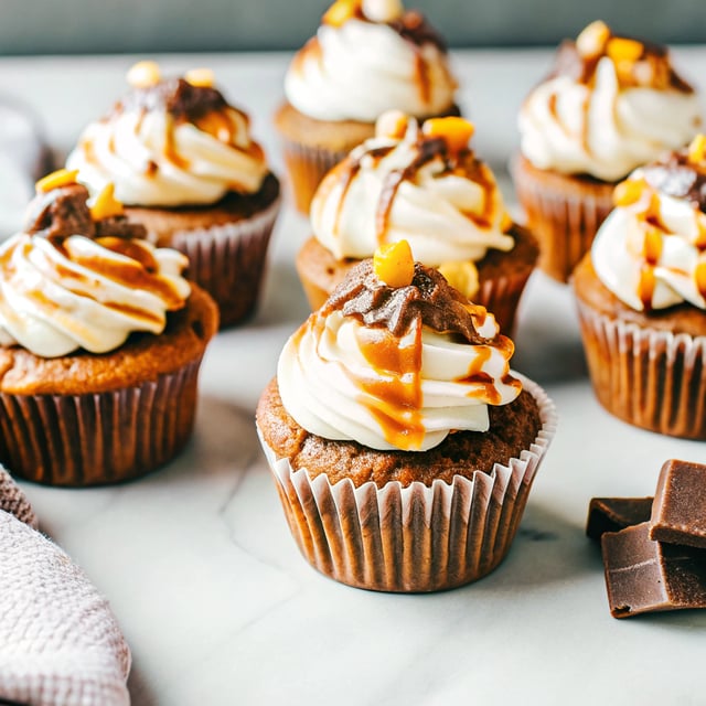 Snickers Cupcakes