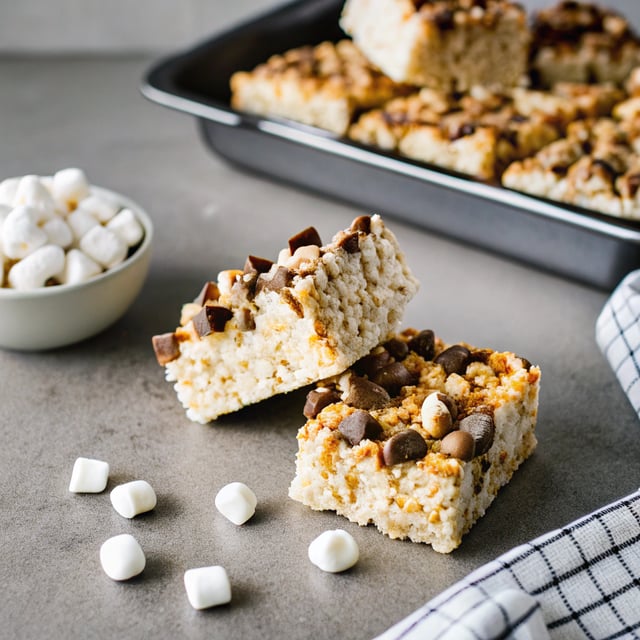 Snickers Rice Krispies Treats