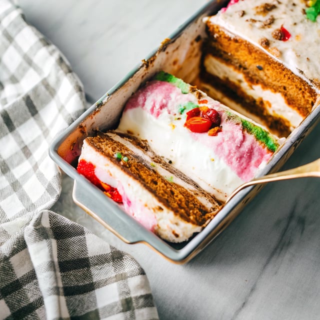 Spumoni Ice Cream Terrine
