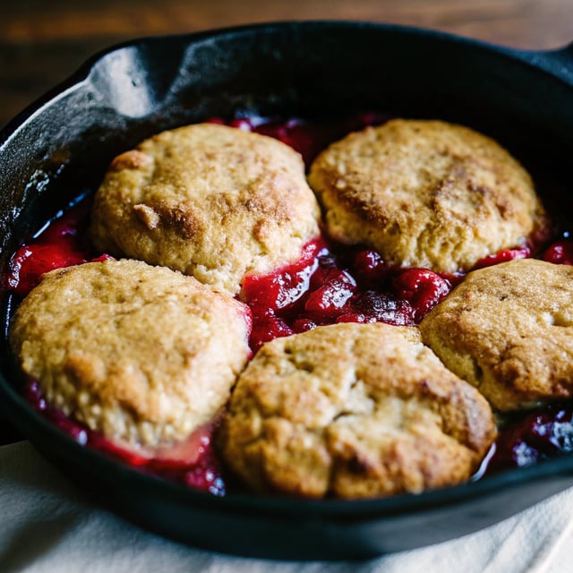 Strawberry Biscuit-and-Jam Cobbler
