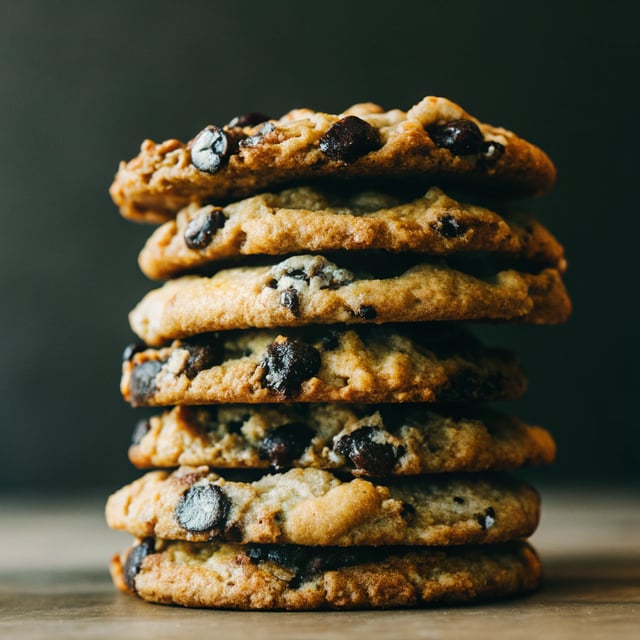 Thick and Chewy Chocolate Chip Cookies