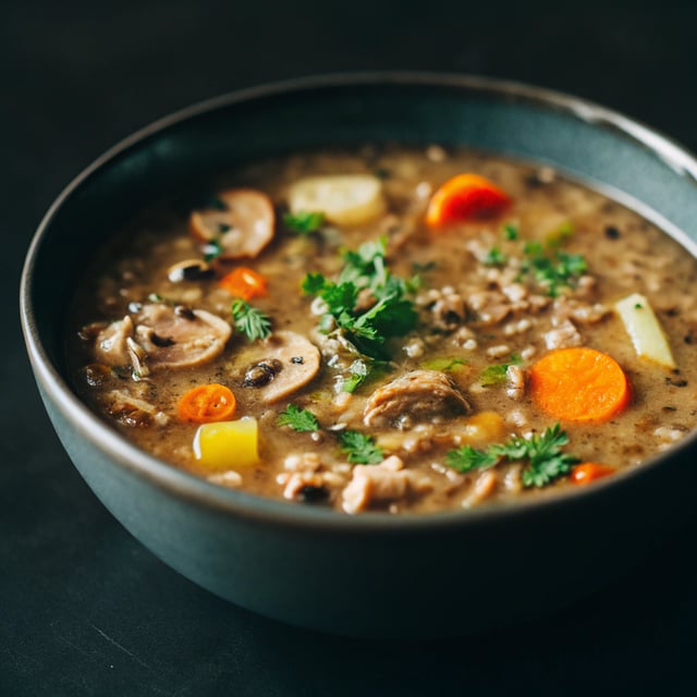 Turkey Wild Rice Soup