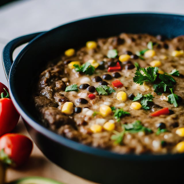 Warm Black Bean Dip