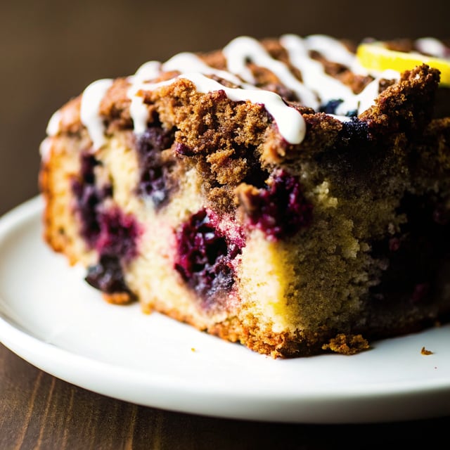 Blueberry Sour Cream Coffee Cake