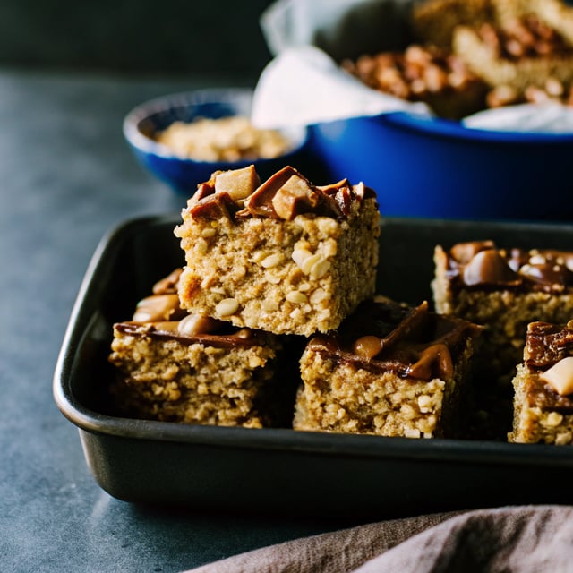 Brown Butter Rice Krispie Treats with Toffee Crunch