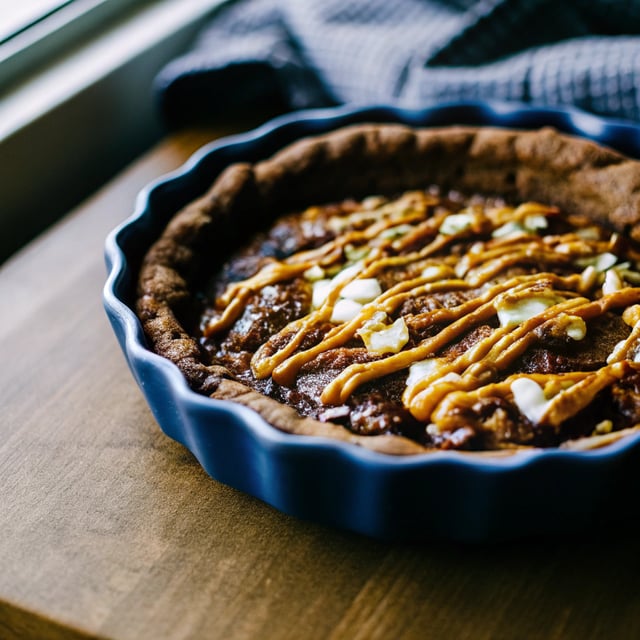 Brownie Turtle Pie