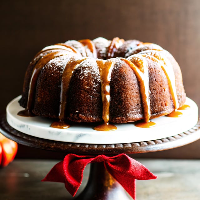 Butterscotch Pumpkin Bundt Cake