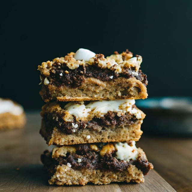 Chocolate SunButter S’mores Bars