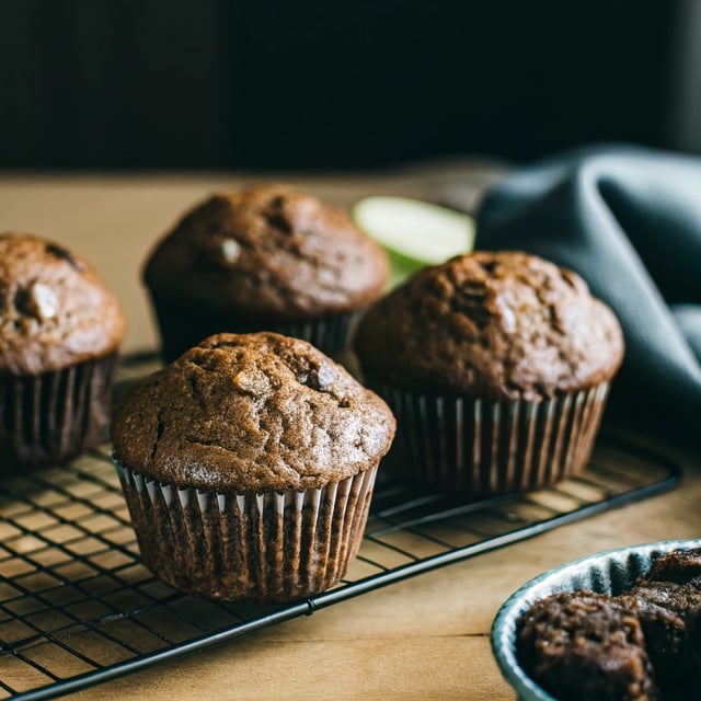 Chocolate Zucchini Muffins