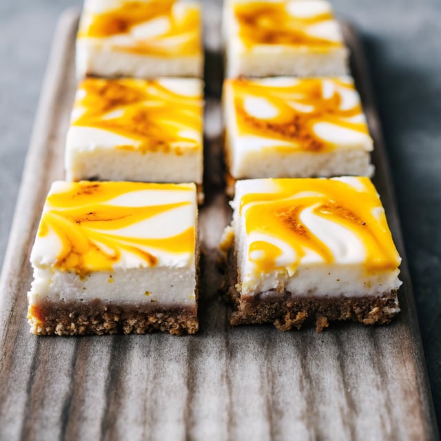 Coconut Mango Cheesecake Bars