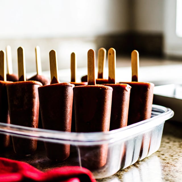 Creamy Chocolate Fudge Pops