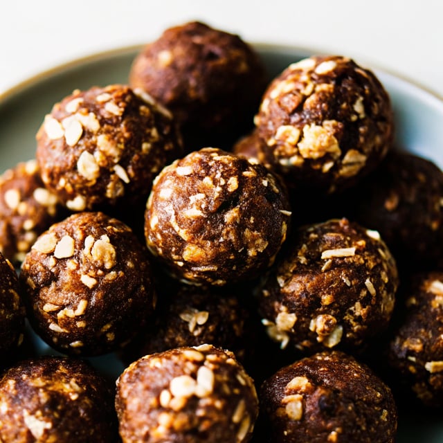 Crunchy Peanut Butter Energy Balls