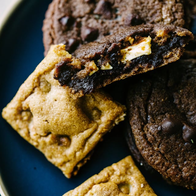 Double Chocolate Toasted Graham Cracker Cookies