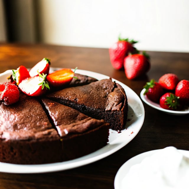 Flourless Olive Oil Chocolate Cake
