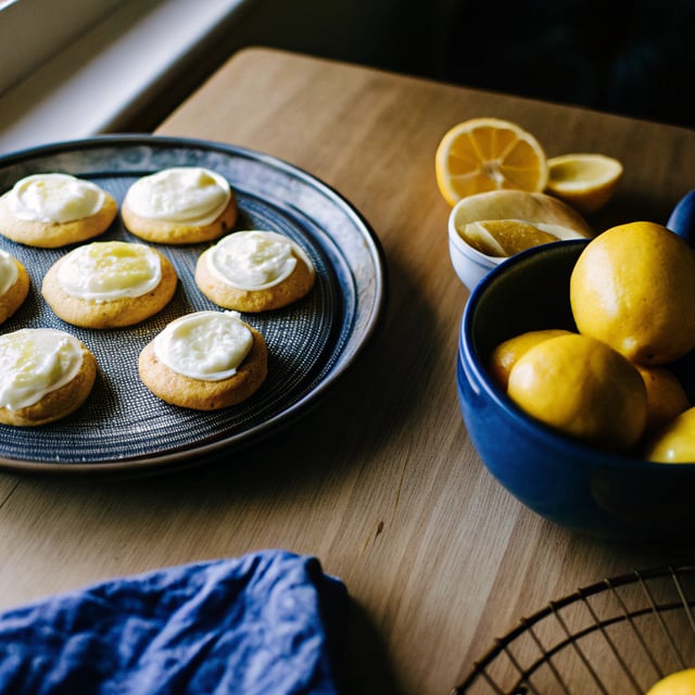 Frosted Lemon Sugar Cookies