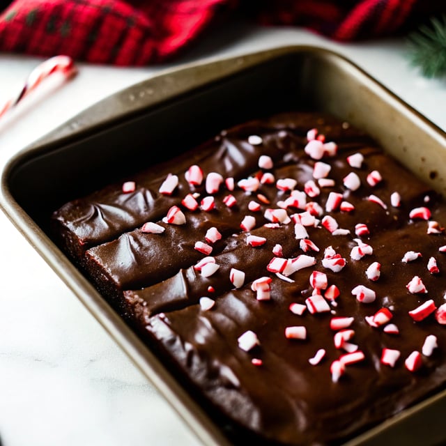 Fudgy Peppermint Brownies