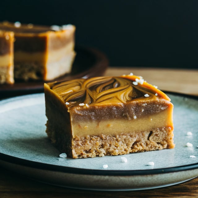Ginger Butterbeer Caramel Slice