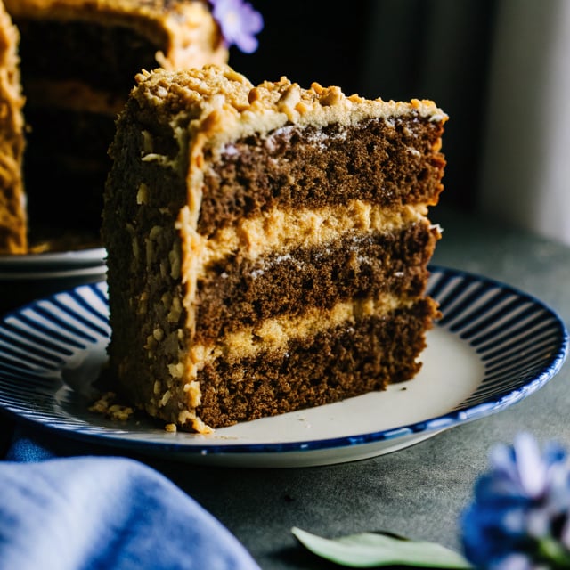 Gluten Free Toasted Coconut Chocolate Cake