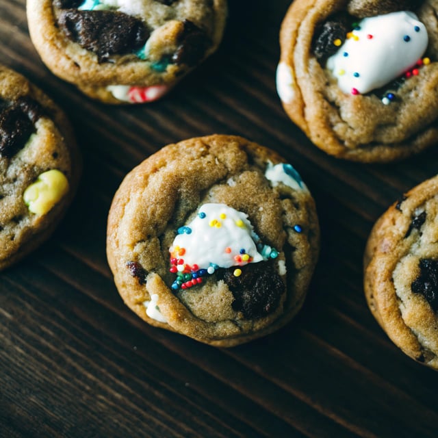 Golden Birthday Cookies