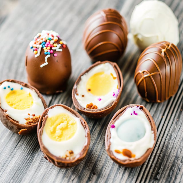 Healthy Cookie Dough Easter Eggs