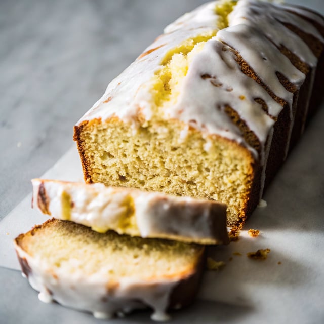 Iced Lemon Loaf Cake
