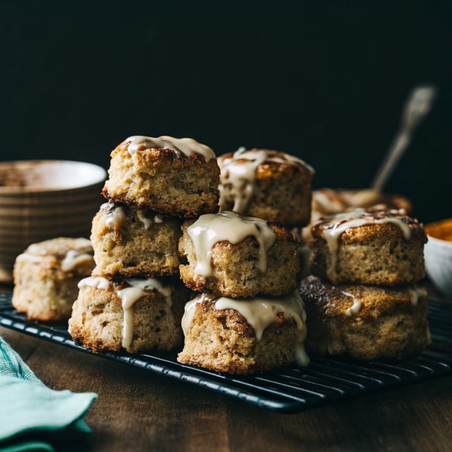 Layered Chai Spiced Scones