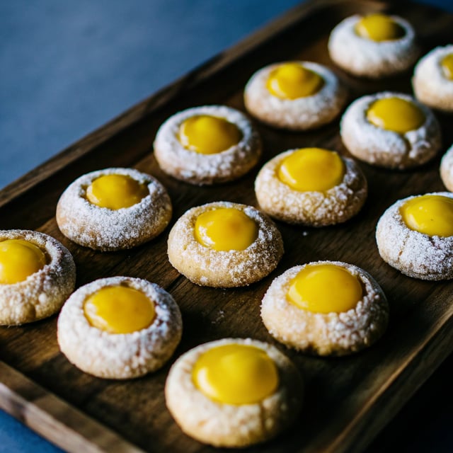Lemon Bar Butter Cookies