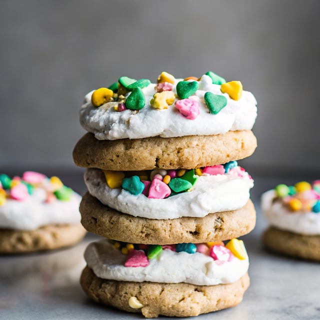 Lucky Charms Frosted Sugar Cookies