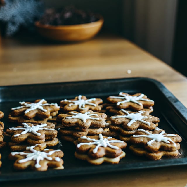 Milk Chocolate Snowflake Sugar Cookies