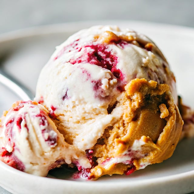 Peanut Butter and Jelly Ice Cream