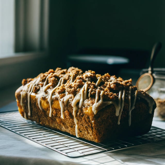 Pumpkin Bread with Maple Glaze