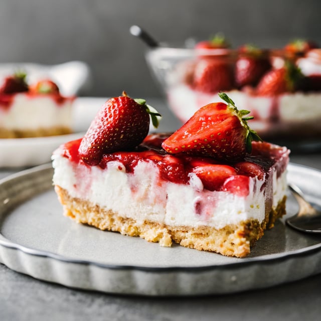 Roasted Strawberry Cheesecake