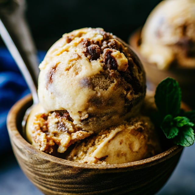 Salted Caramel Brownie Vegan No Churn Ice Cream