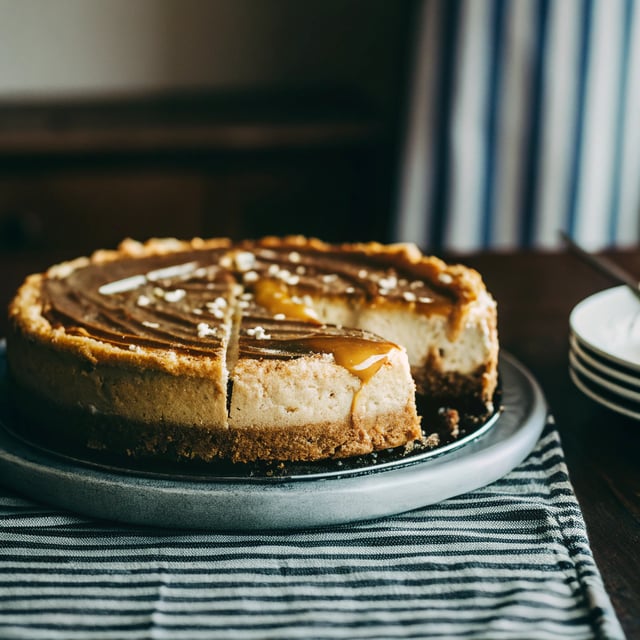 Salted Caramel Cheesecake