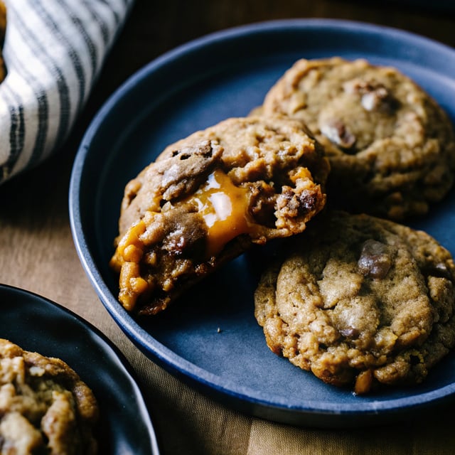 Salted Caramel Chocolate Chip Cookies