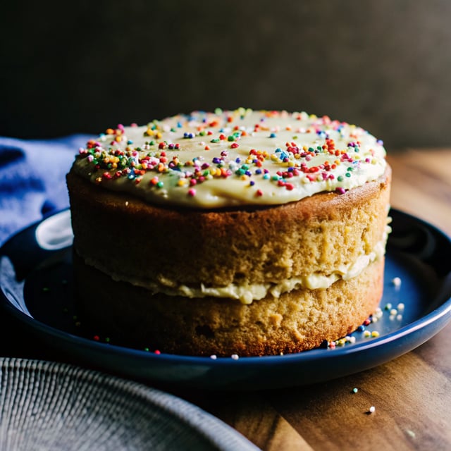 Small Vanilla Cake