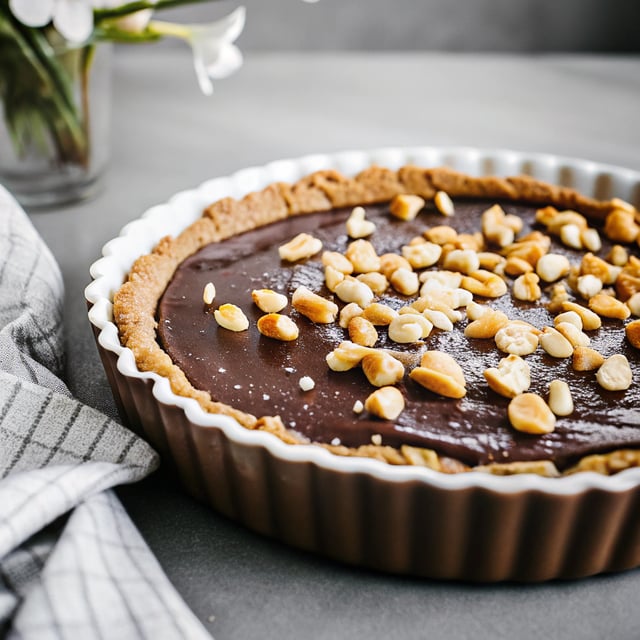 Snickers Chocolate Caramel Tart