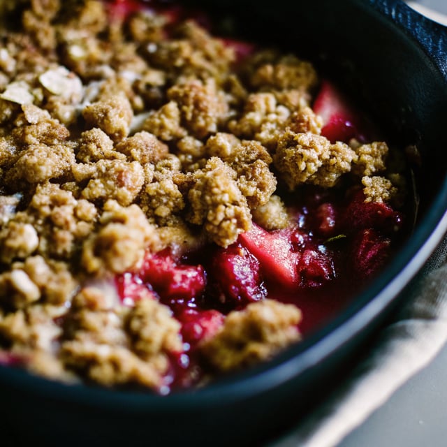 Strawberry Rhubarb Crisp