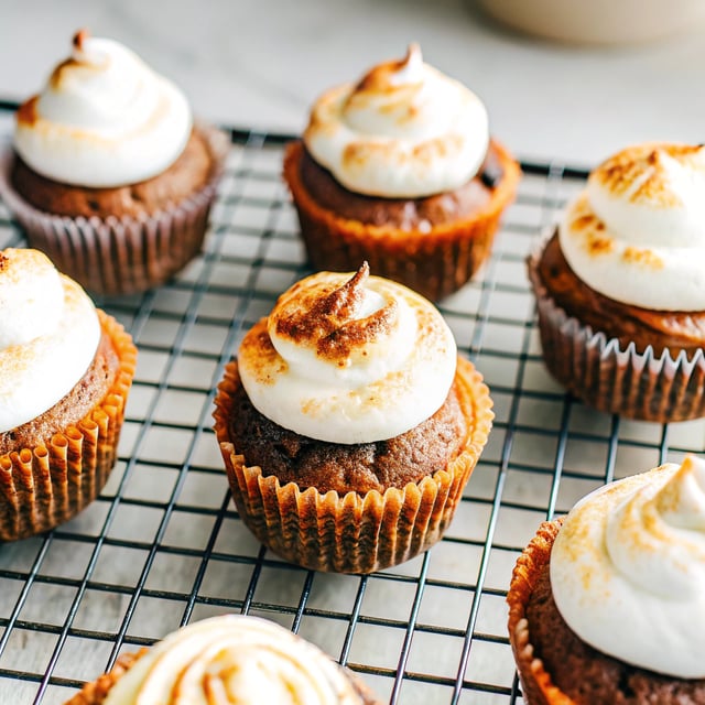 Toasted S’mores Cupcakes