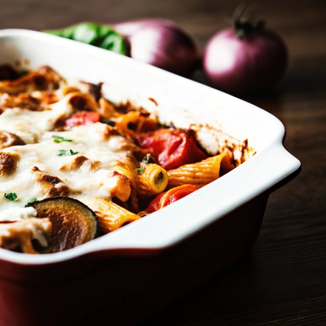 Baked Ziti with Roasted Vegetables