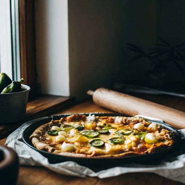 Barbecue Pineapple, Jalapeño and Feta Pizza