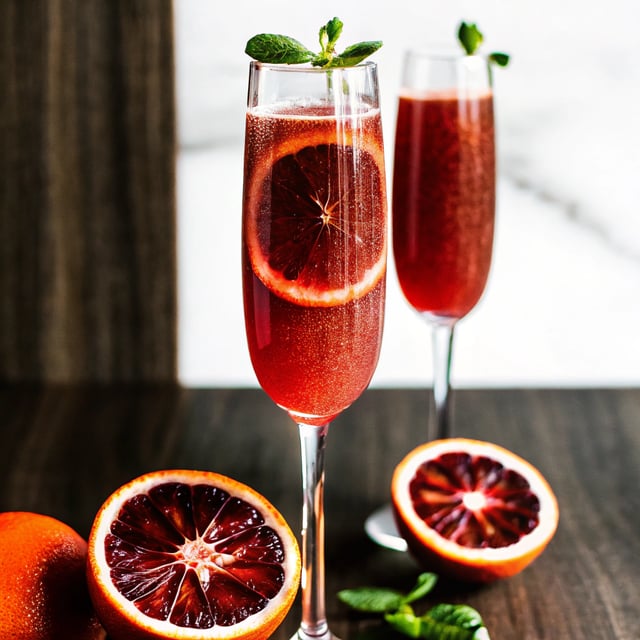 Blood Orange French 75
