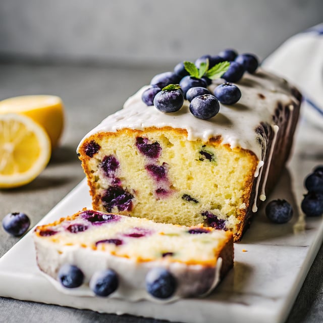 Blueberry Lemon Yogurt Cake