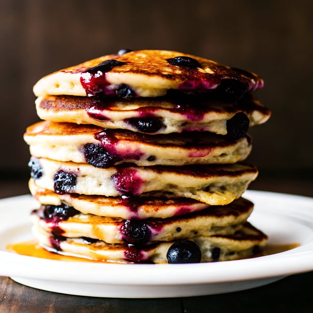 Blueberry Lemon Yogurt Pancakes