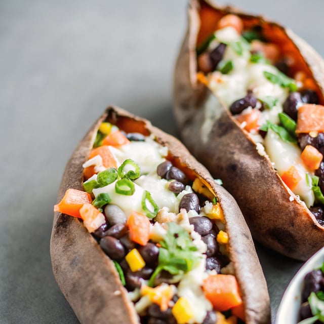 Burrito-Stuffed Sweet Potatoes
