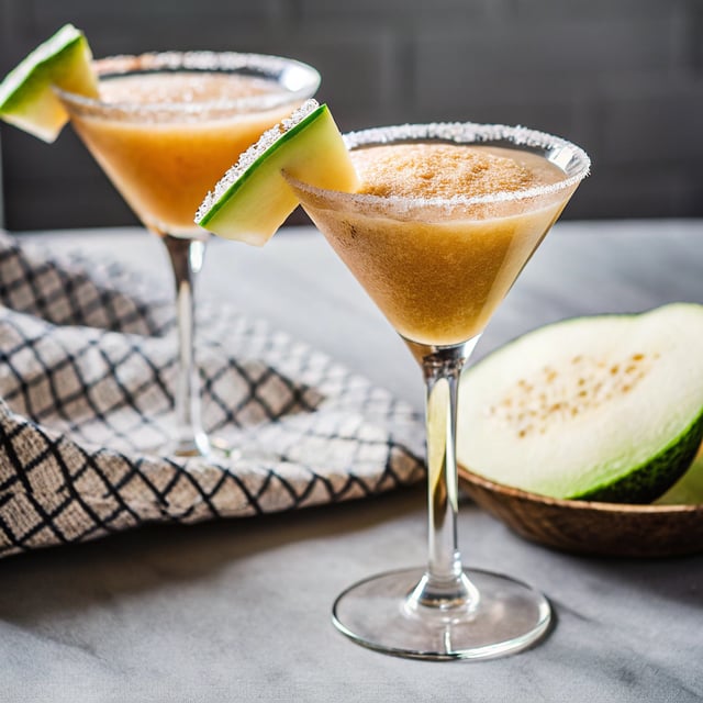Cantaloupe Fiesta Cocktail