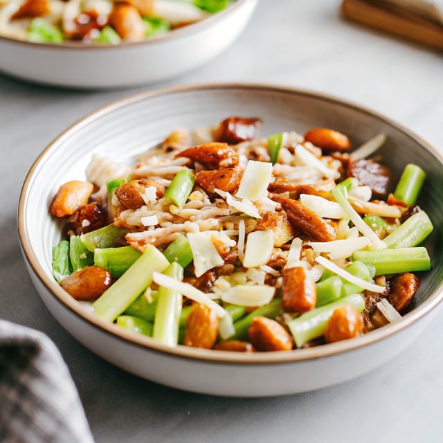 Celery Salad with Dates, Almonds and Parmesan